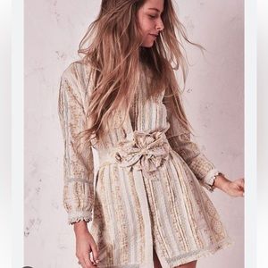 Loveshackfancy NWT Cindy dress in parchment XS